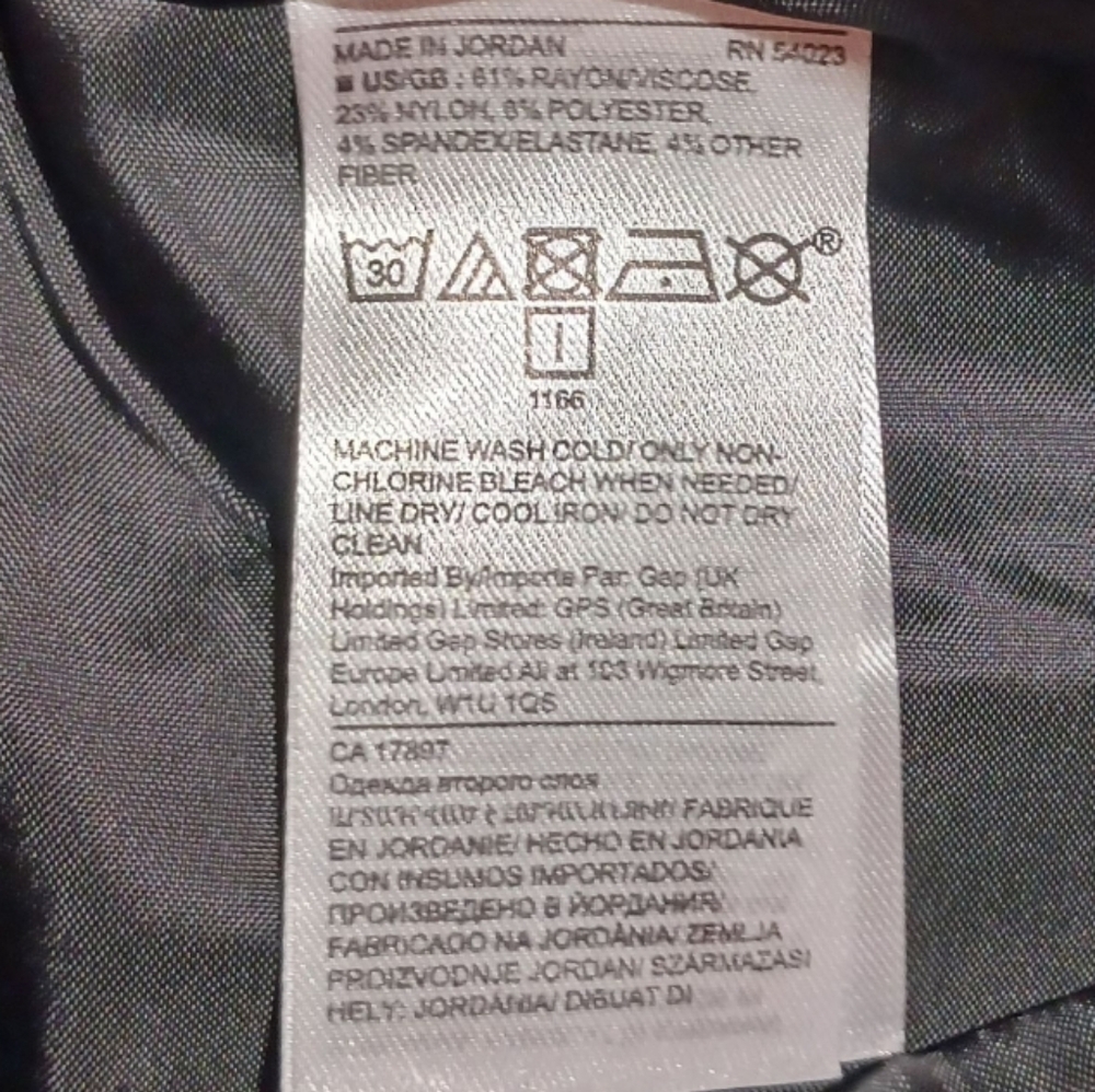 BR Sloan Metallic Slimming Bi-Stretch Ankle Pant Crosshatch - Picture 7 of 7